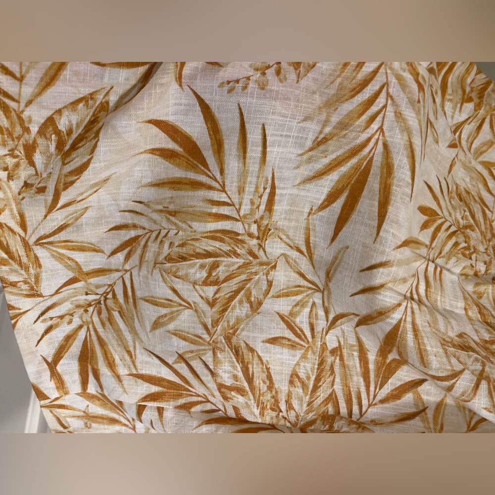 Lost & Wander Linen Blend Midi Skirt Tropical Print - Picture 12 of 14